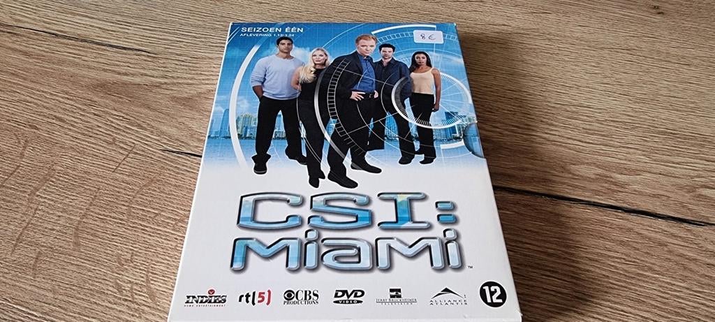CSI Miami Seizoen 1 Aflevering 1.13 tot 1.24, Cd's en Dvd's, Vanaf 12 jaar, Ophalen of Verzenden, Zo goed als nieuw, Boxset