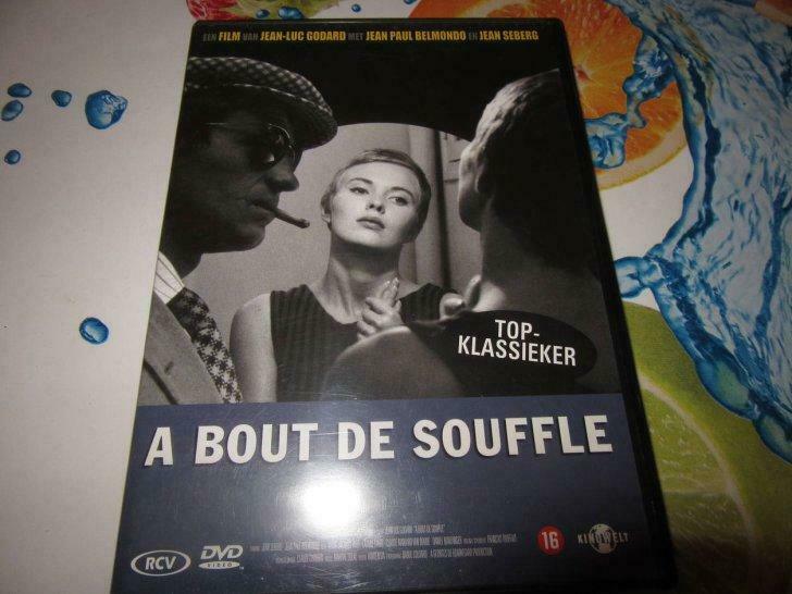 A Bout de souffle met Jean Paul Belmondo, Cd's en Dvd's, Dvd's | Actie, Zo goed als nieuw, Vanaf 16 jaar, Ophalen of Verzenden