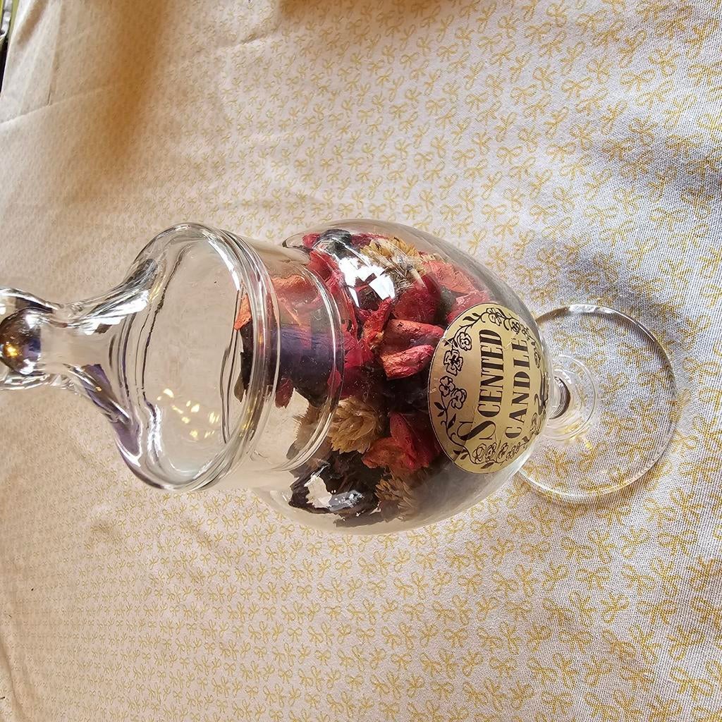 Glas. Met deksel., Huis en Inrichting, Ophalen of Verzenden, Zo goed als nieuw, Glas