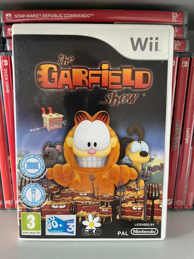 The Garfield Show (Wii), Consoles de jeu & Jeux vidéo, Jeux | Nintendo Wii, Comme neuf, Enlèvement ou Envoi