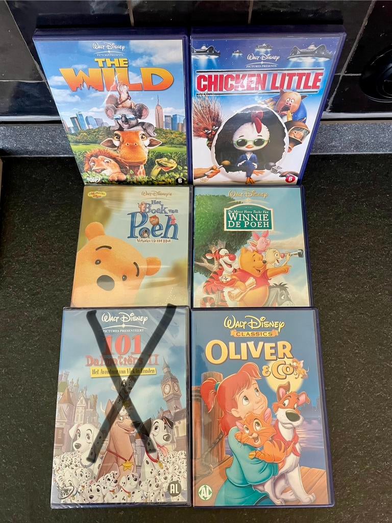 5 disney dvd’s, Cd's en Dvd's, Ophalen of Verzenden, Zo goed als nieuw