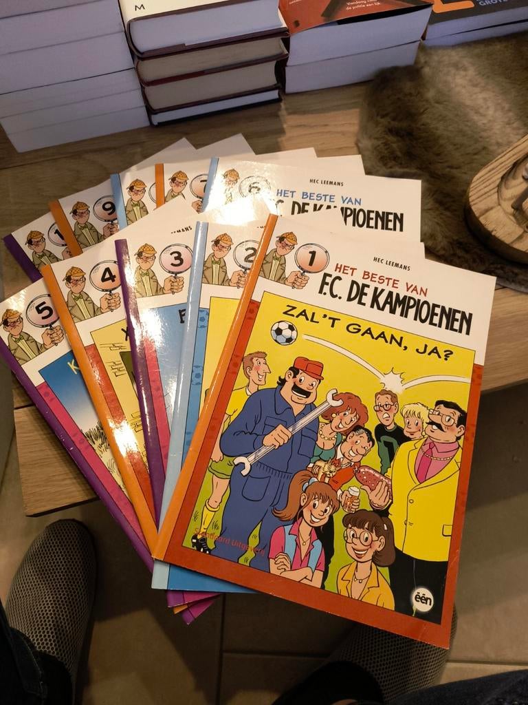 Het laatste nieuws stripcollectie "fc de kampioenen" complee, Boeken, Ophalen of Verzenden