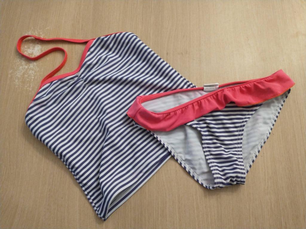Gestreepte tankini - Veritas - 128/134, Veritas, Gebruikt, Meisje, Sport- of Zwemkleding