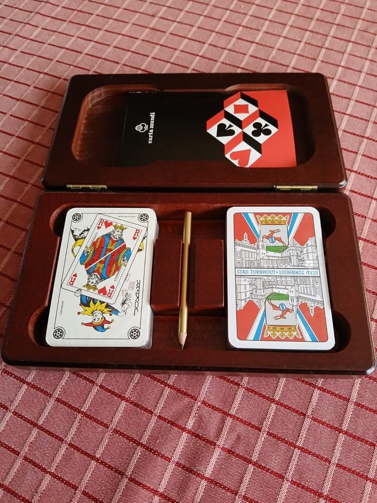 Speelkaarten set van de stad Turnhout, Verzamelen, Speelkaarten, Jokers en Kwartetten, Ophalen of Verzenden, Speelkaart(en)
