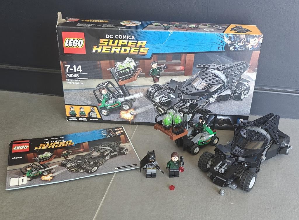 Lego 76045 - Kryptoniet onderschepping - Batman, Ophalen, Zo goed als nieuw, Complete set, Lego