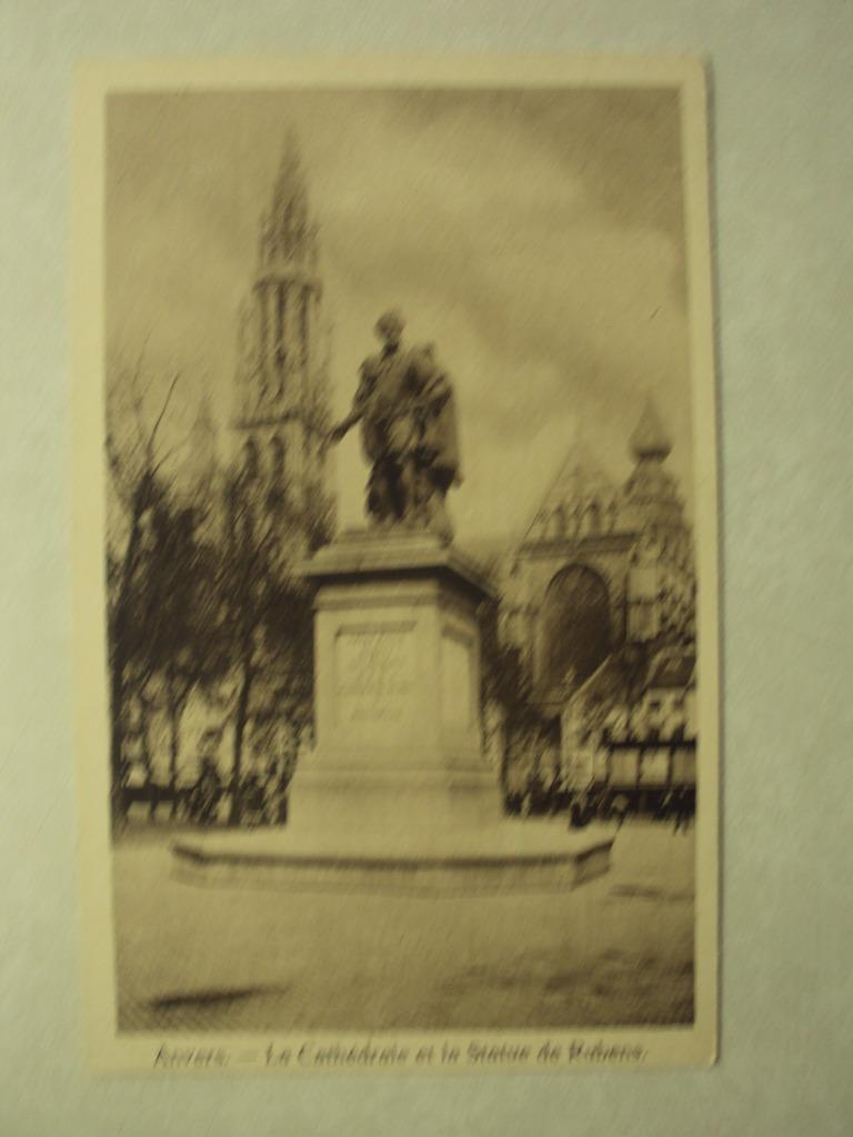 52855 - ANVERS - LA CATHEDRALE - STATUE DE RUBENS, Envoi