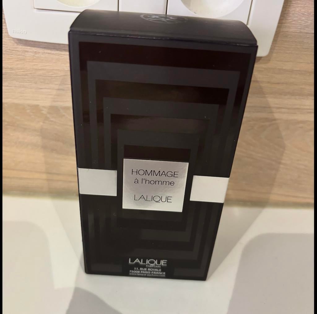 Lalique hommage a l’homme 100ml, Ophalen of Verzenden, Zo goed als nieuw