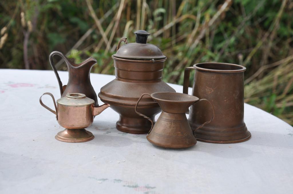 lot de 5 objets en cuivre, Enlèvement ou Envoi, Cuivre