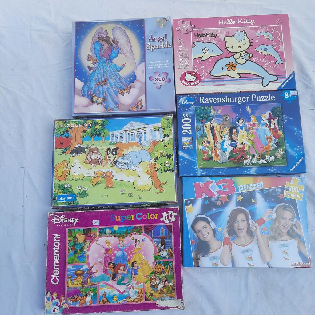 Puzzelset, Kinderen en Baby's, Ophalen of Verzenden, Meer dan 50 stukjes, Zo goed als nieuw, 6 jaar of ouder
