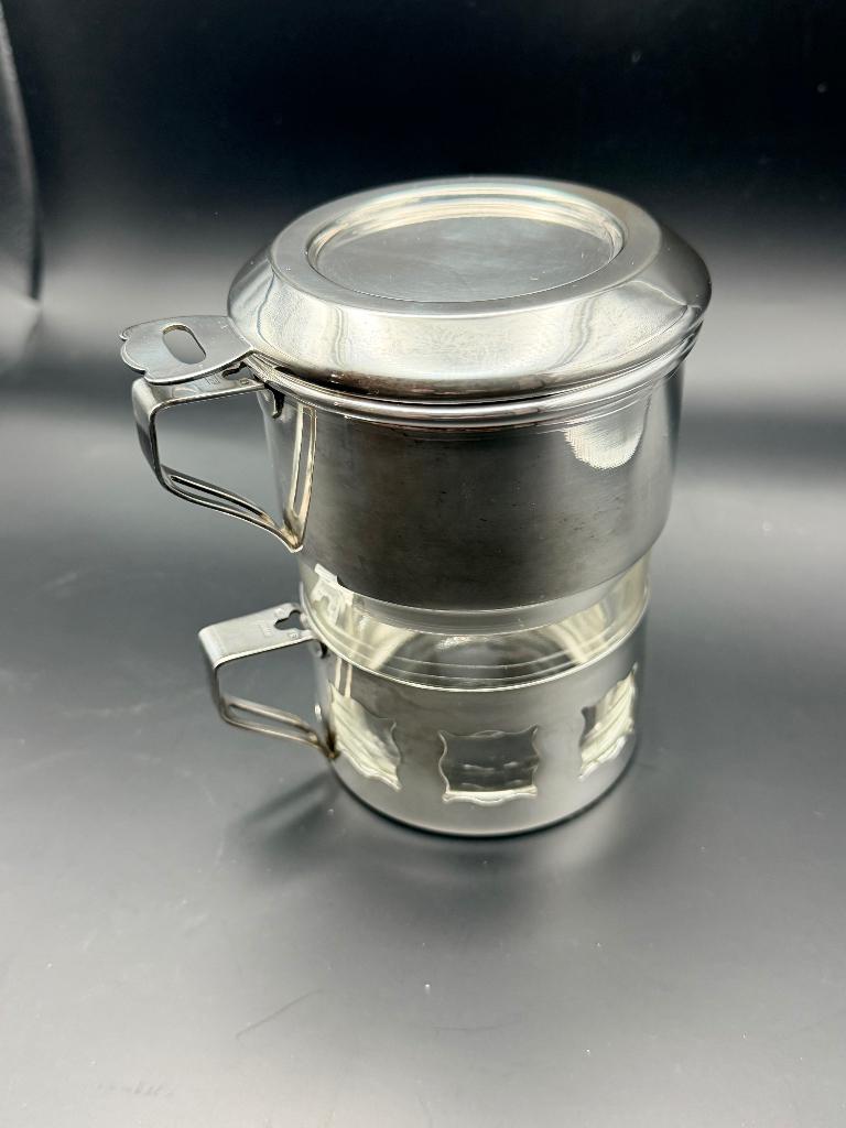 Service à thé Elldee en argent Ellee France 1950, Antiquités & Art, Enlèvement ou Envoi, Argent