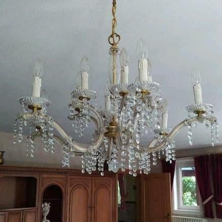 mooie, vintage luster uit zuivere kristal, Ophalen