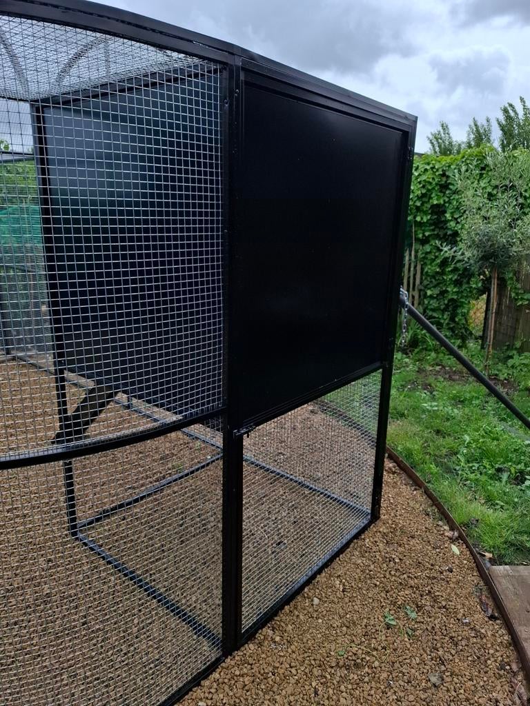 Kippenhokken , kippenrennen op maat, eigen atelier, Ophalen, Zo goed als nieuw, Aluminium