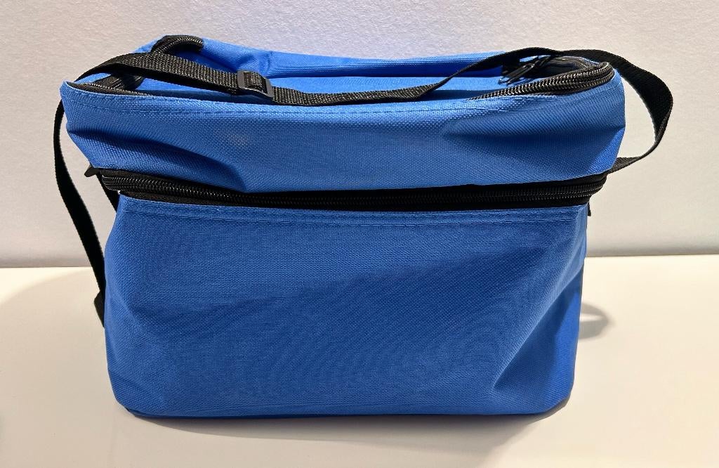 Blauwe isolatietas met 2 compartimenten, Ophalen of Verzenden, Nieuw, Koeltas, Koelelement