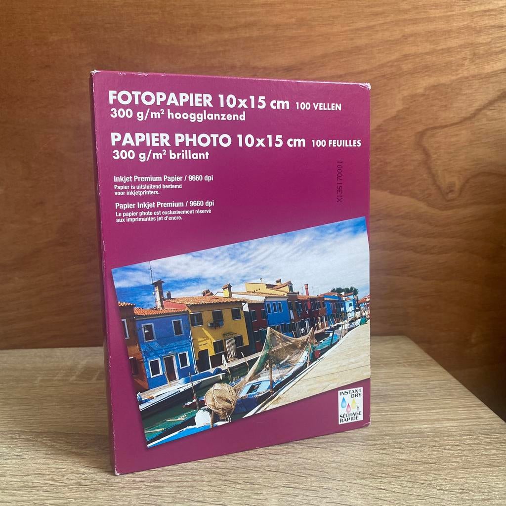 100 vellen fotopapier, Ophalen of Verzenden, Zo goed als nieuw