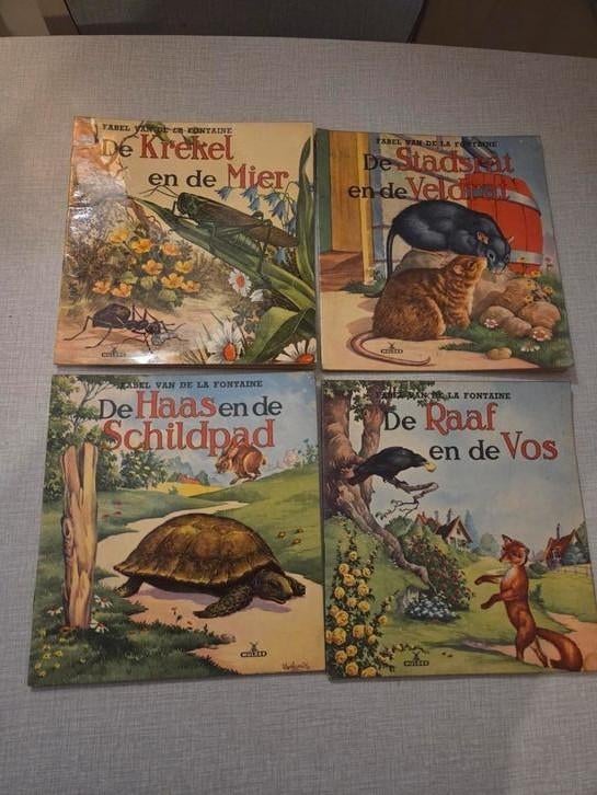4 x Fabel van De La Fontaine, Boeken, Ophalen of Verzenden, Zo goed als nieuw, Mulder