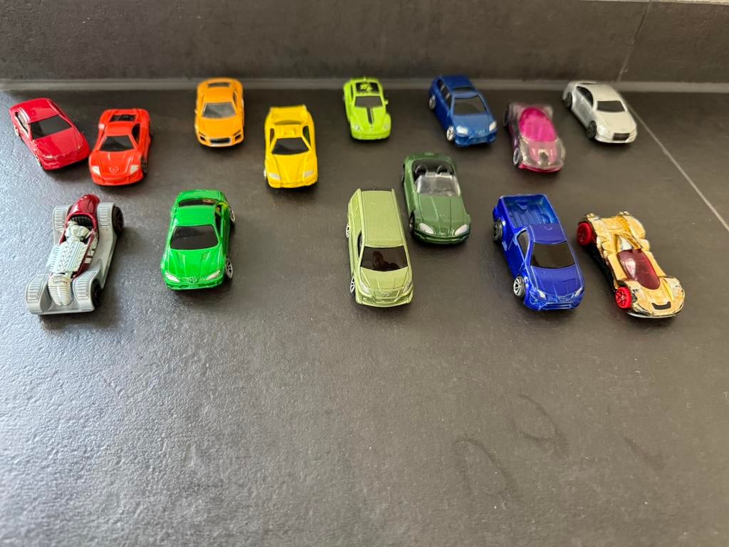Set speelgoedauto’s - 14 stuks, Ophalen, Gebruikt