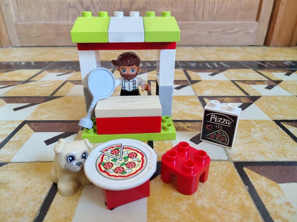 Duplo 10927 pizzabakker, Ophalen, Zo goed als nieuw, Complete set, Duplo
