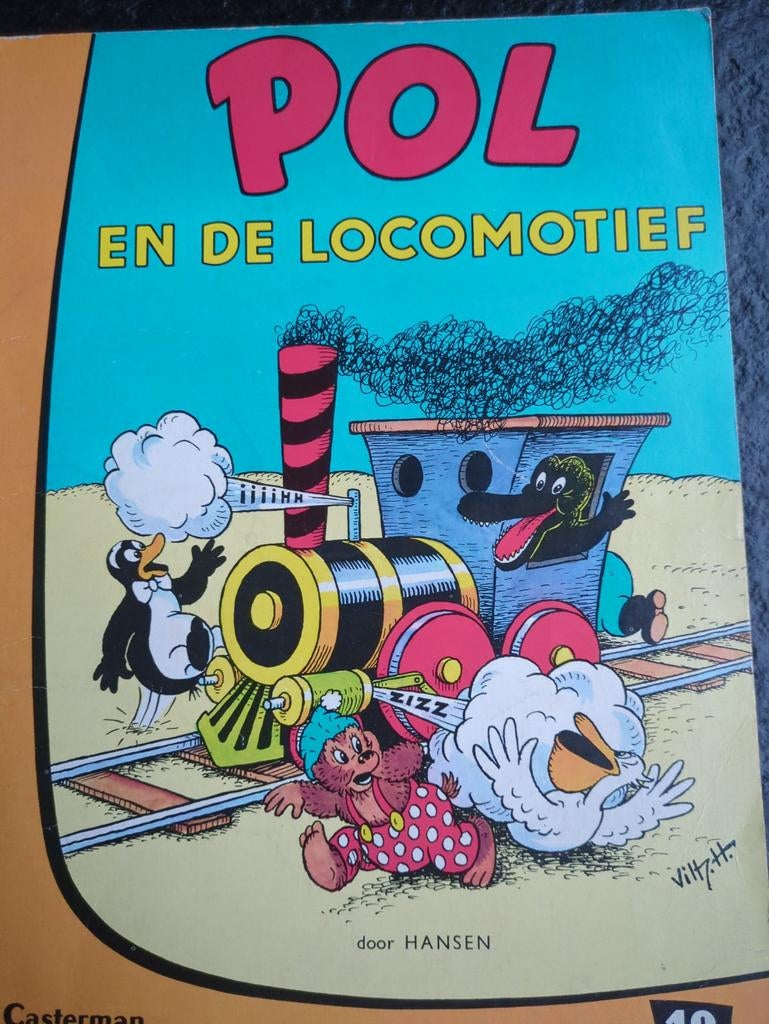 Pol en de locomotief, Boeken, Ophalen