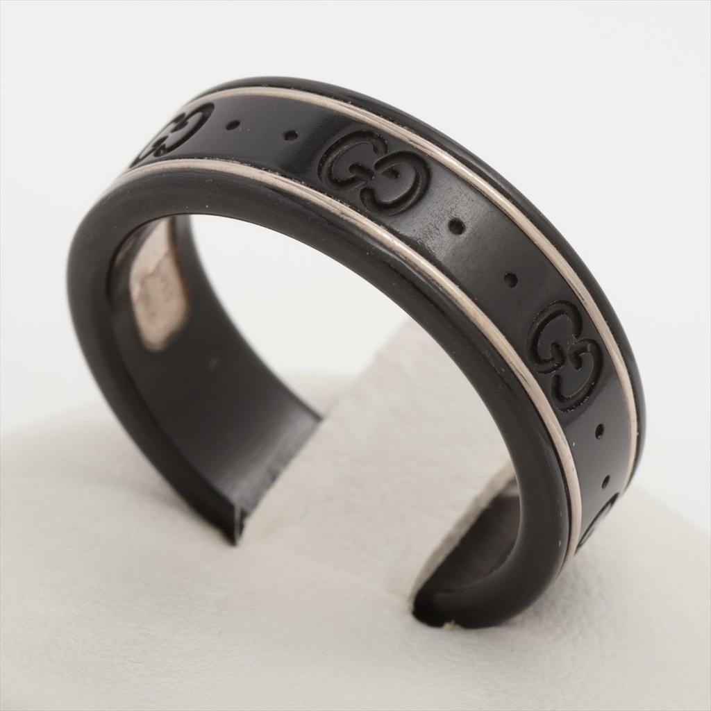 Bague Gucci GG icon en or blanc 18 carats, Bijoux, Sacs & Beauté, Bagues, 20 ou plus grands, Femme ou Homme, Comme neuf, Or