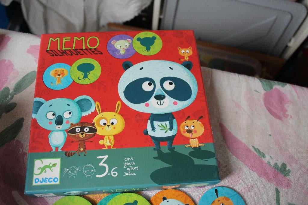 jeu DJECO memo silhouettes, Ophalen, Gebruikt