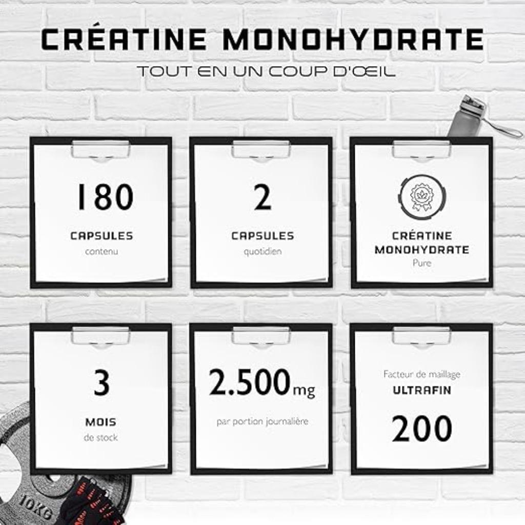 Creatine Ultra Caps LIVRAISON GRATUITE, Envoi, Neuf, Autres types