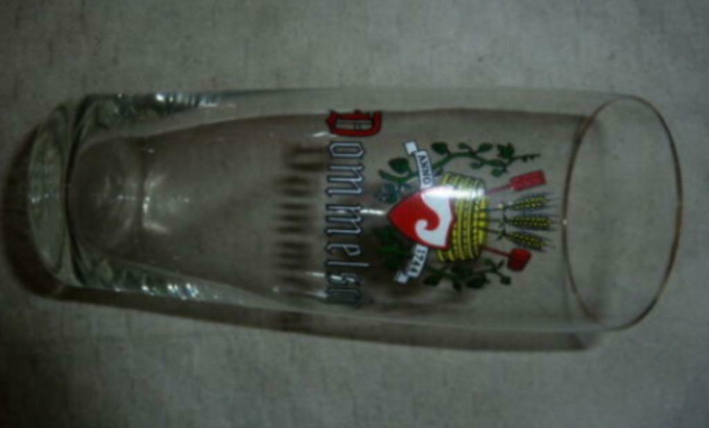 #I Bier glas DOMMELSCH Anno 1744, Verzamelen, Ophalen of Verzenden, Nieuw, Bierglas