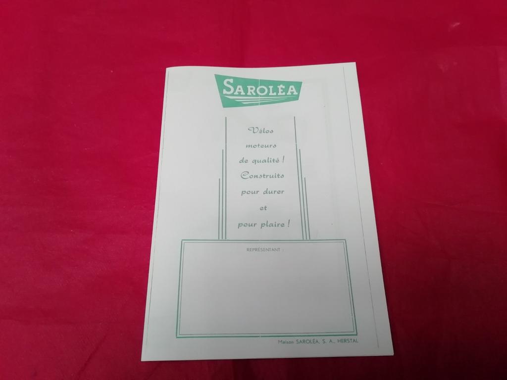 Sarolea folder van bromfietsen, Ophalen of Verzenden