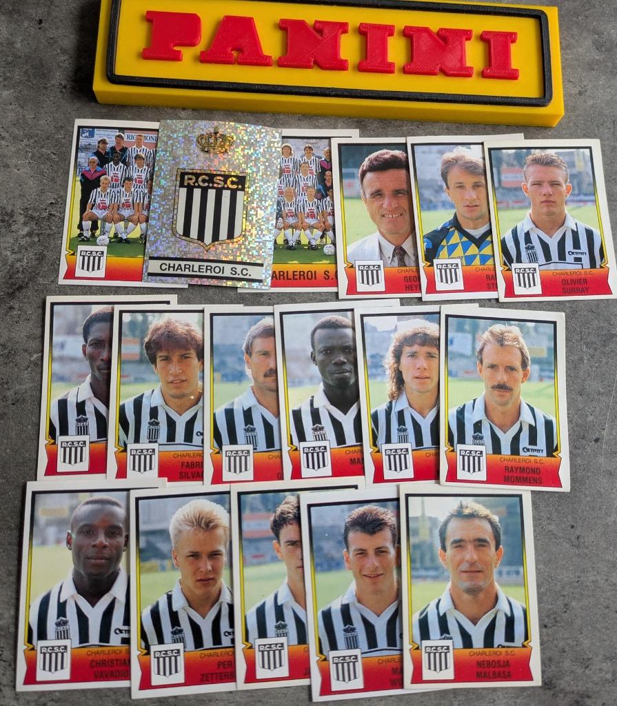 AUTOCOLLANTS PANINI FOOTBALL 92 17 1992 : SPORTING CHARLEROI, Envoi, Neuf