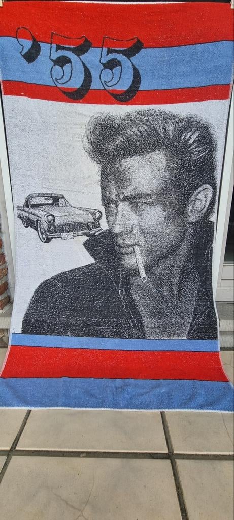 Nieuwe vintage handdoek van James Dean 150 cm x 90 cm. Gebru, Ophalen