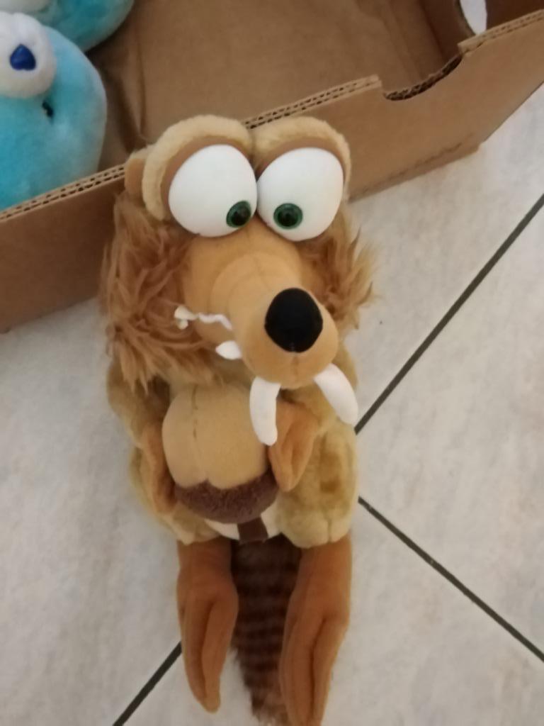 knuffel ice age eekhoorn scrat (doos 117), Kinderen en Baby's, Speelgoed | Knuffels en Pluche, Ophalen of Verzenden, Nieuw