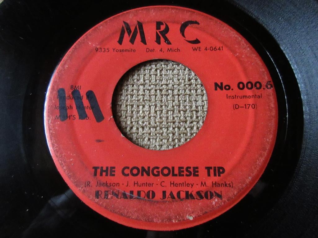 Renaldo Jackson ‎– The Congolese Tip / My Bonnie, Single, Utilisé, 7 pouces, R&B et Soul