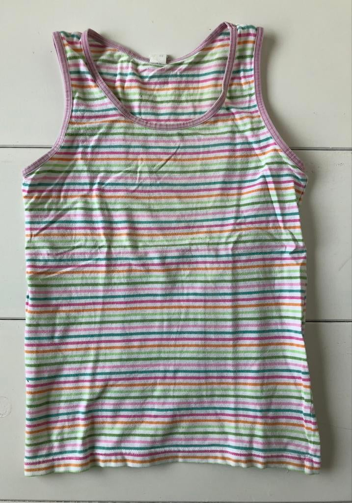 singlet gestreept Hema 122 128, Kinderen en Baby's, Kinderkleding | Maat 122, Nacht- of Onderkleding, Gebruikt, Meisje, Ophalen of Verzenden