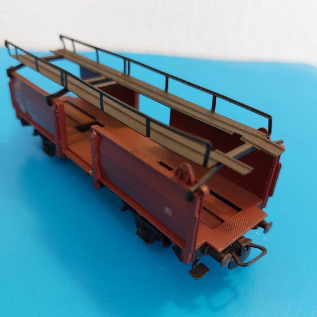 4612 Märklin HO - Wagon de transport de voitures (E2101696), Jg01618@telenet.be, Analogique, Enlèvement ou Envoi, Marklin