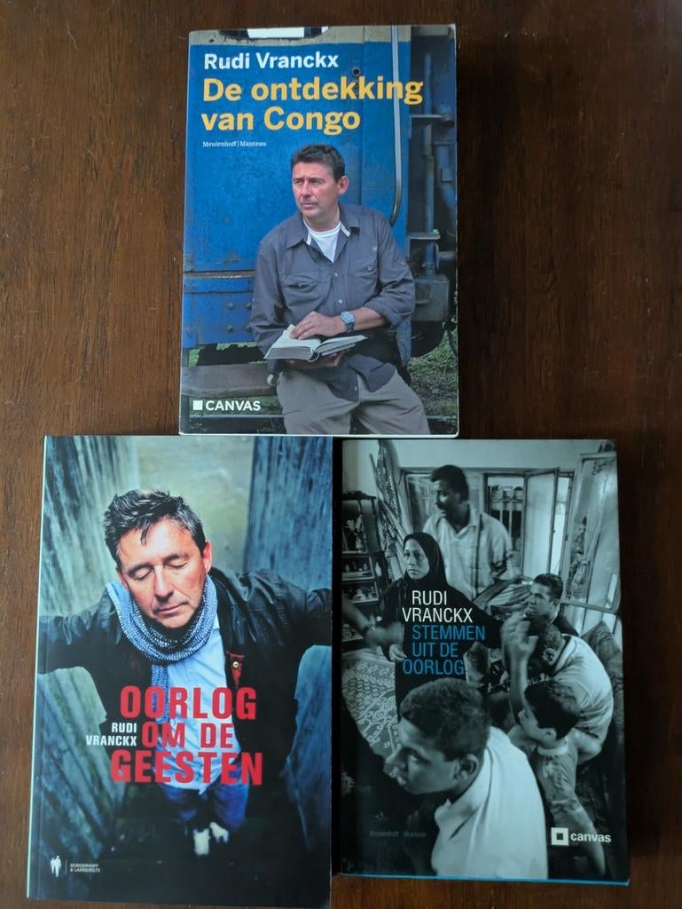 3 x boek Rudi Vranckx, Ophalen of Verzenden, Gelezen