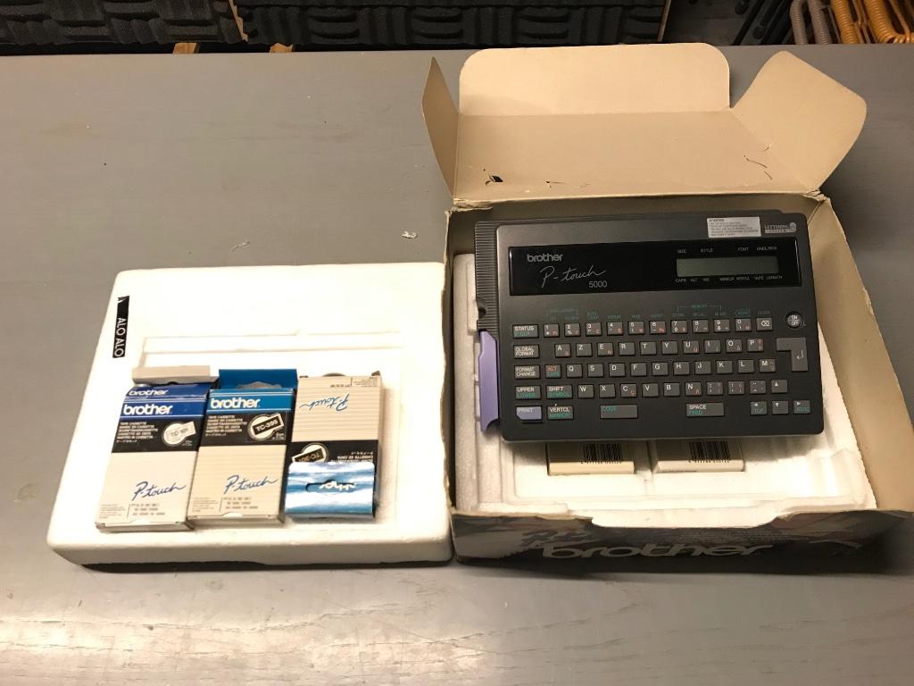 Brother P Touch5000, Envoi, Utilisé
