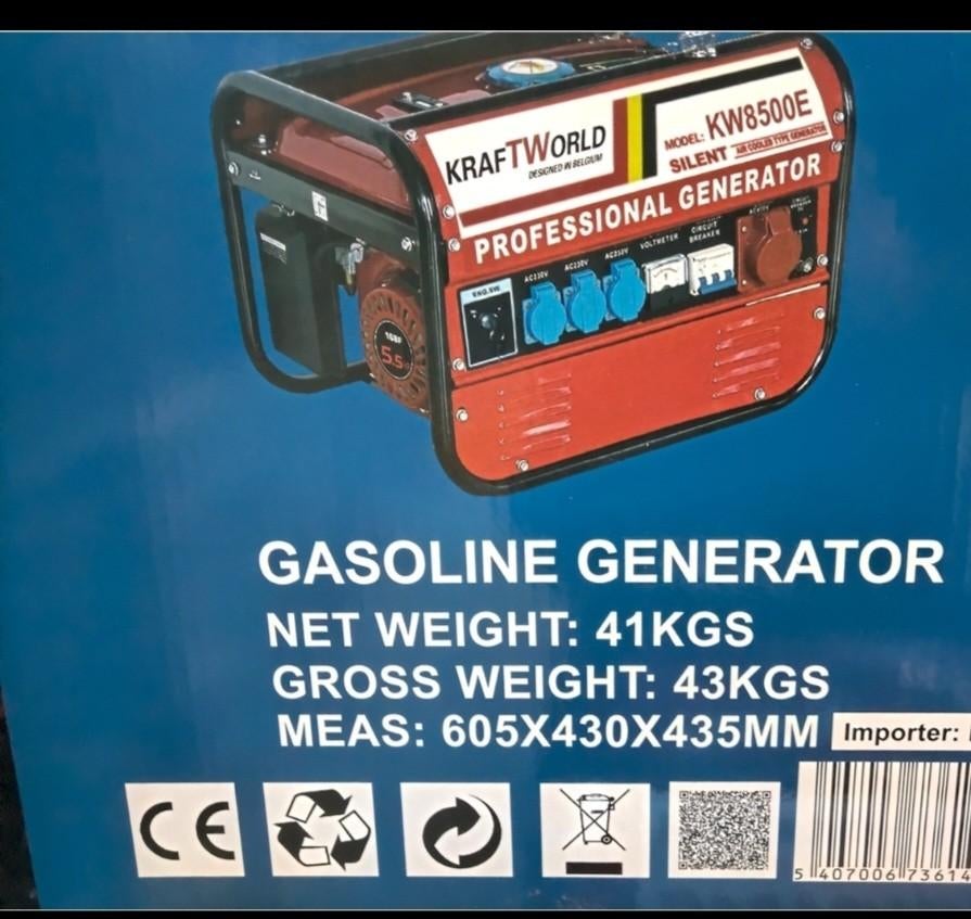 Benzine  generator  generatoren goedkoopste, Caravans en Kamperen, Ophalen of Verzenden, Nieuw