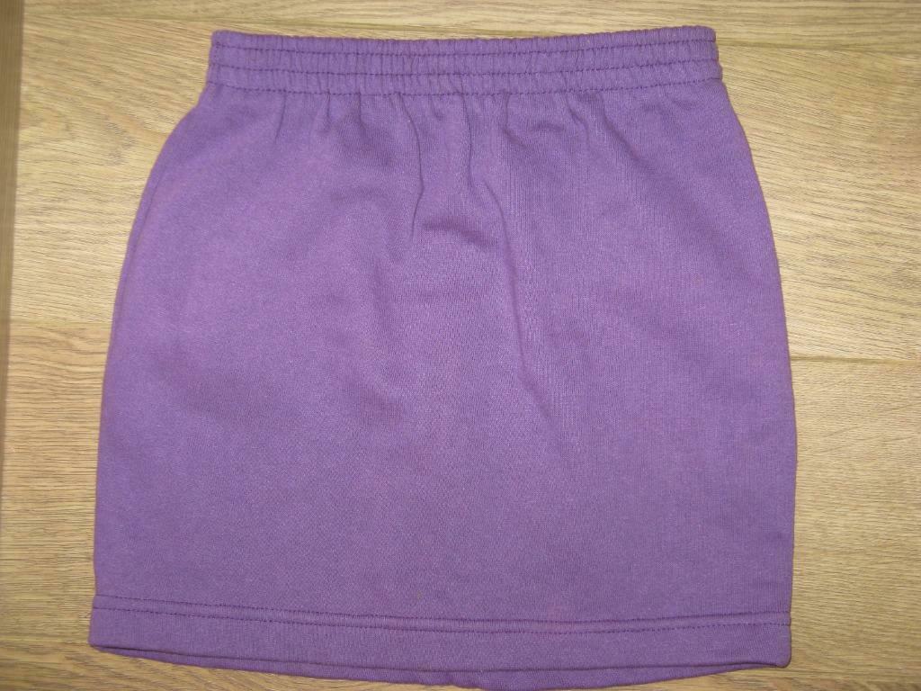 Jupe violette en tissu pull, taille 122-128, Robe ou Jupe, Enlèvement ou Envoi, Comme neuf, ANDERE