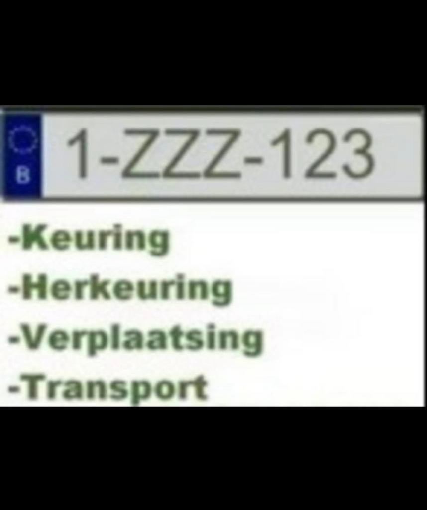 KEURING SERVICE /ALLE TECHNISCHE KEURINGEN (+KNO)/ TRANSPORT, Enlèvement