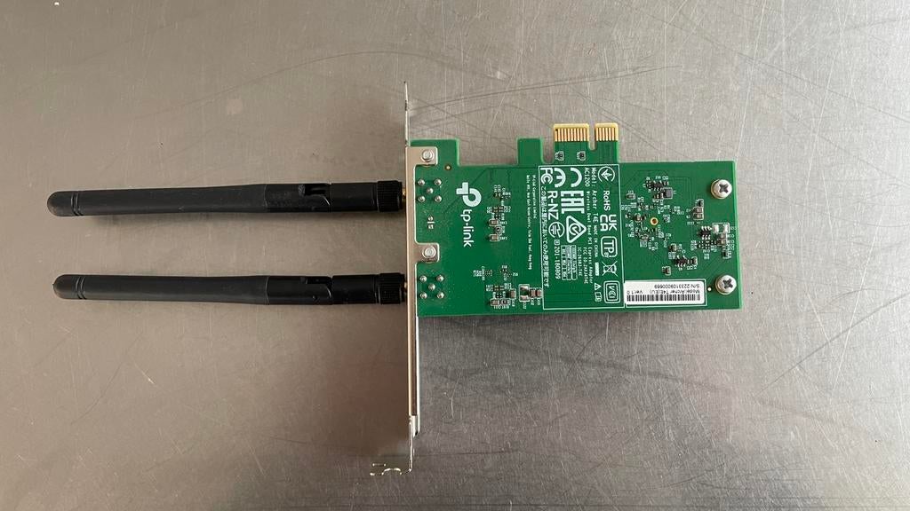 Wifi netwerkkaart PCI-e, Computers en Software, Netwerkkaarten, Ophalen, Zo goed als nieuw, Intern