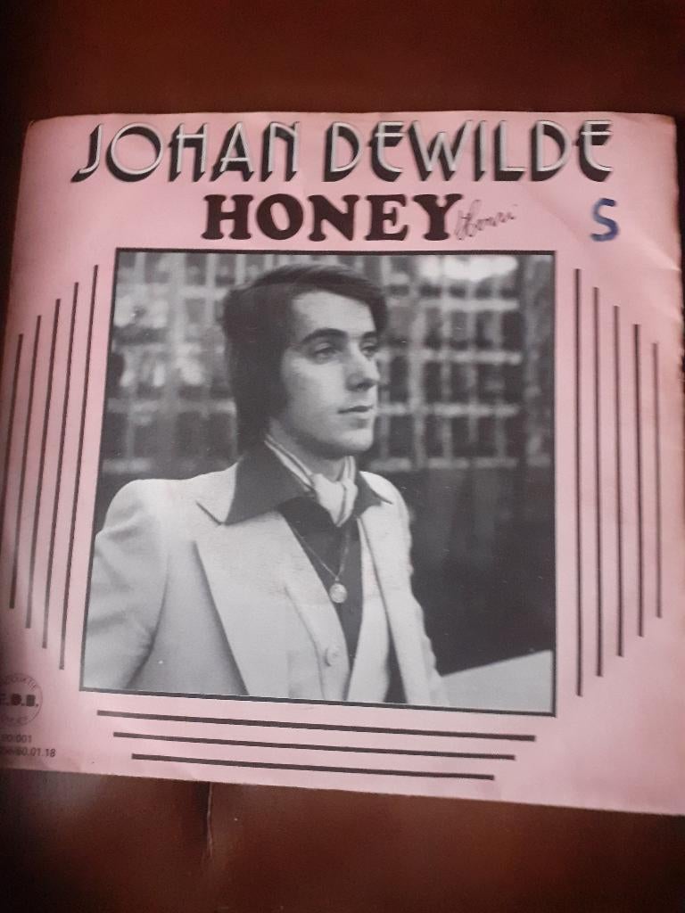 45T Johan Dewilde : Honey (Belpop), Cd's en Dvd's, Ophalen of Verzenden
