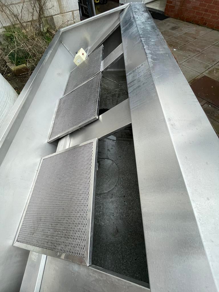 Hotte professionnel 185/220/300 cm inox / moteurs, Enlèvement