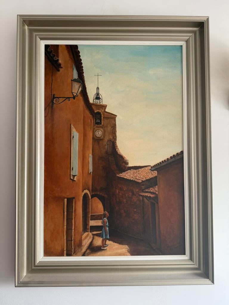 Reimond de loecker 1987 schilderij 109x79cm Frankrijk, Ophalen