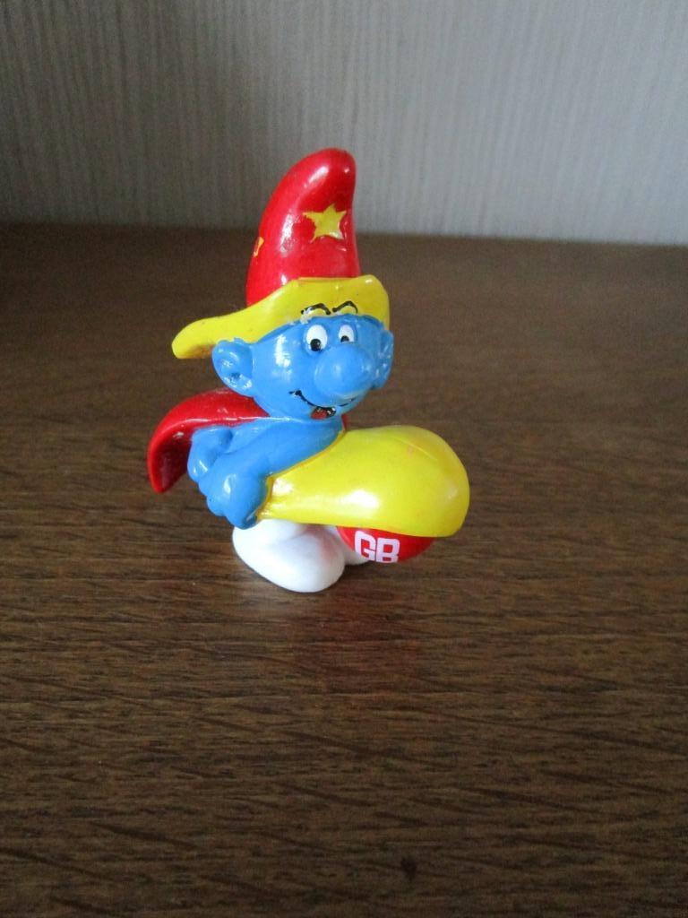 Figurine schtroumpf GB, Enlèvement ou Envoi, Comme neuf, Autres Schtroumpfs, Poupée, Figurine ou Peluche