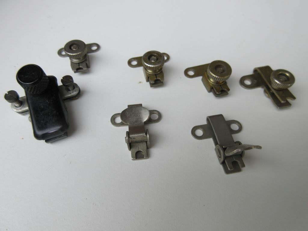 Lot de 8 pinces de verrouillage vernier emetteur cibie, Télécoms, Enlèvement ou Envoi, Utilisé, Émetteur et Récepteur