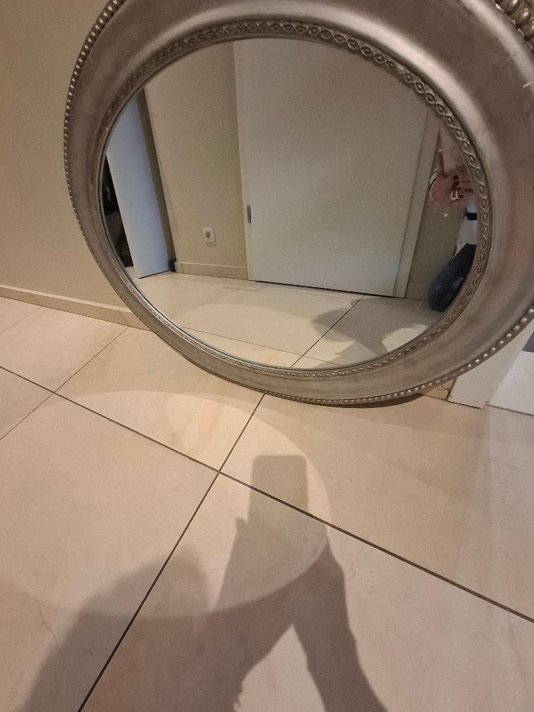 Miroir, Moins de 100 cm, Comme neuf, Enlèvement, Ovale