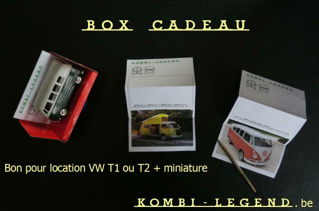 Bon Cadeau VW Van Combi bus T1 ou T2 Westfalia / California, Auto's, Handgeschakeld, 1500 cc, Transporter, 37 kW