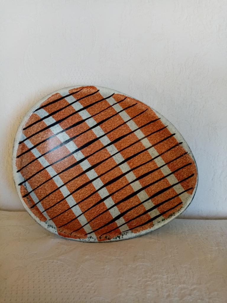Pièce Céramique déco murale Allemand/jasba année60s 23/19cm, Antiquités & Art, Antiquités | Céramique & Poterie, Enlèvement ou Envoi