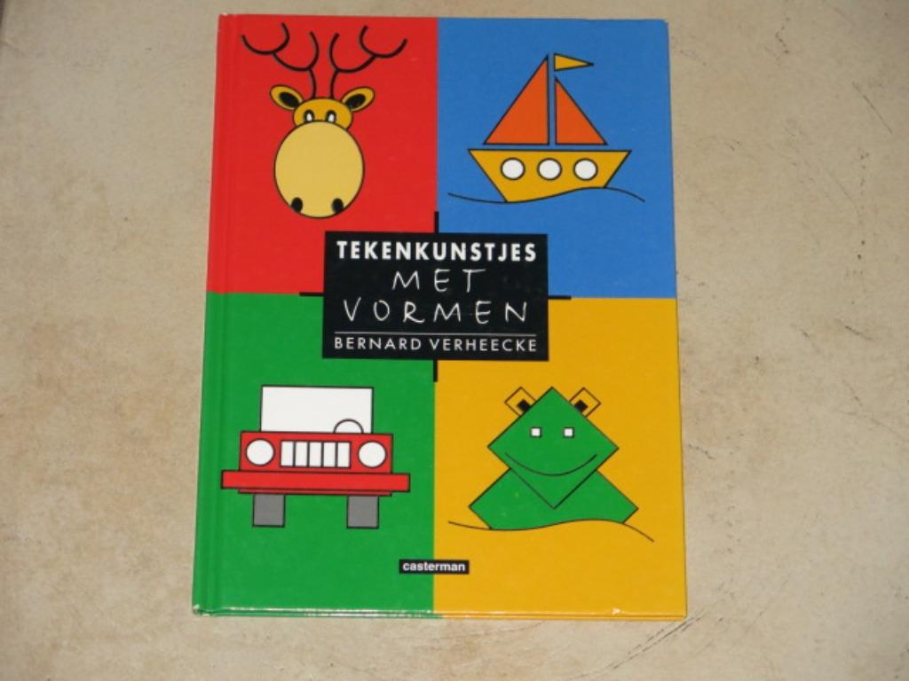 Boek Tekenkunstjes met vormen, als nieuw, Ophalen, Zo goed als nieuw