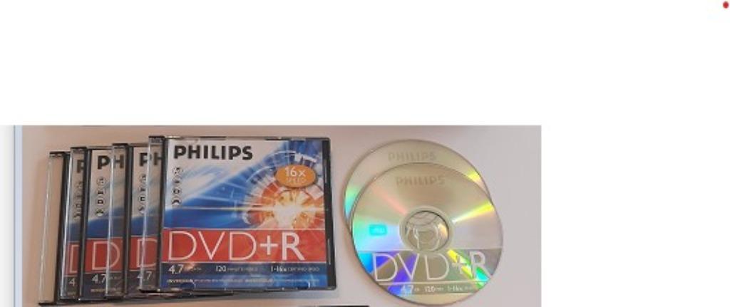 DVD-R PHILIPS, Ophalen, Nieuw, Dvd, Herschrijfbaar