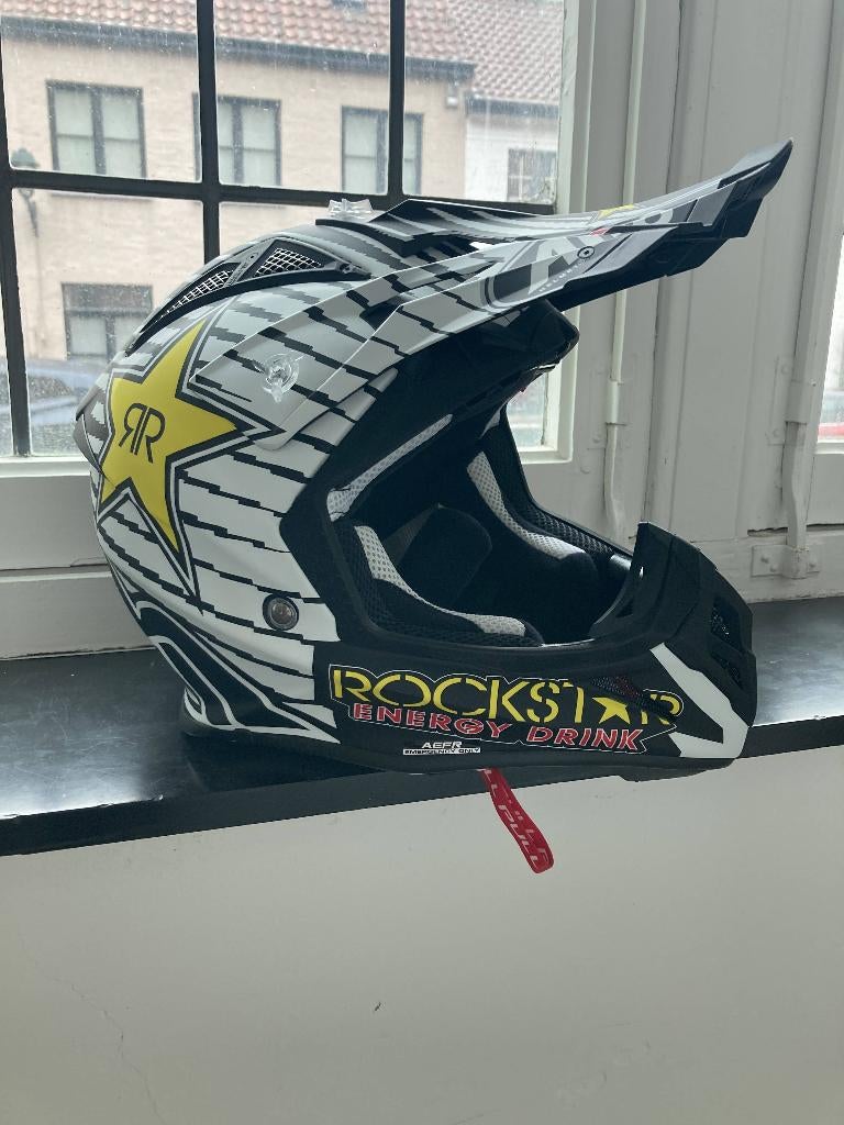 Casque de motocross Airoh XR Aviator Ace Rockstar, Autres marques, Seconde main, Casque off road, Enlèvement